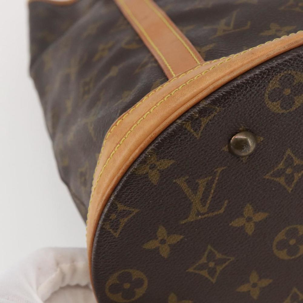 Louis Vuitton Monogram Canvas Brown & Tan Bucket Shoulder Bag - Picture 14 of 16